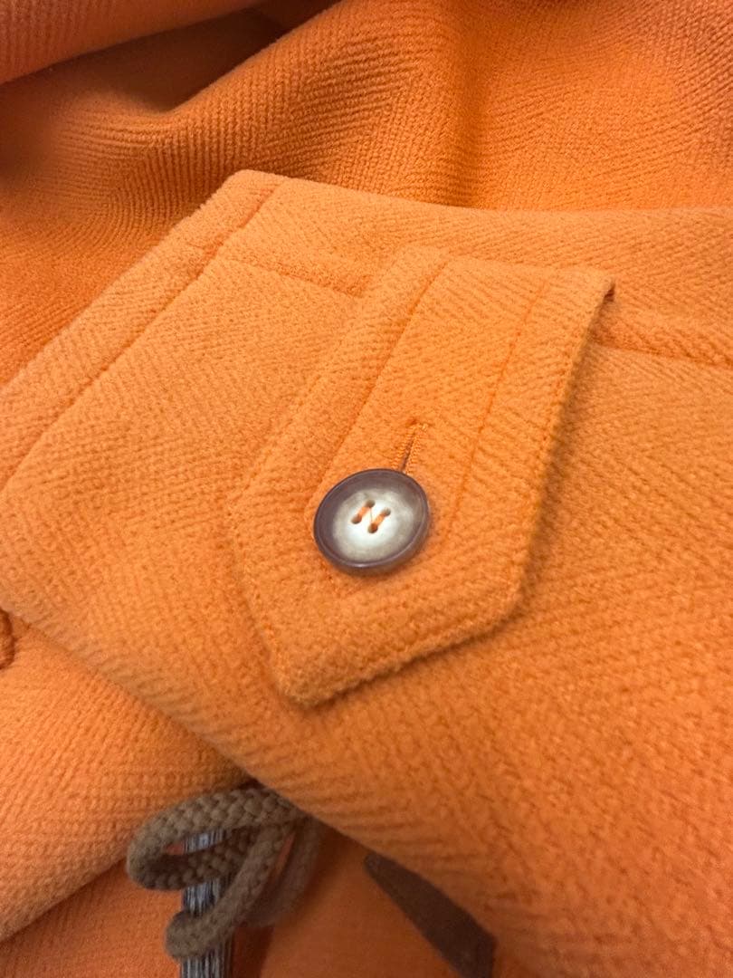 エルメス 藤原ヒロシ着用 ヴィンテージ ダッフルコート オレンジ