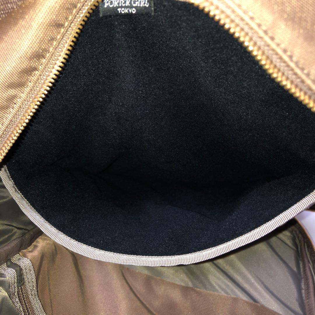 新品同様✨ポーターガール シア リュック オーク A4可 ネームタグ 大容量