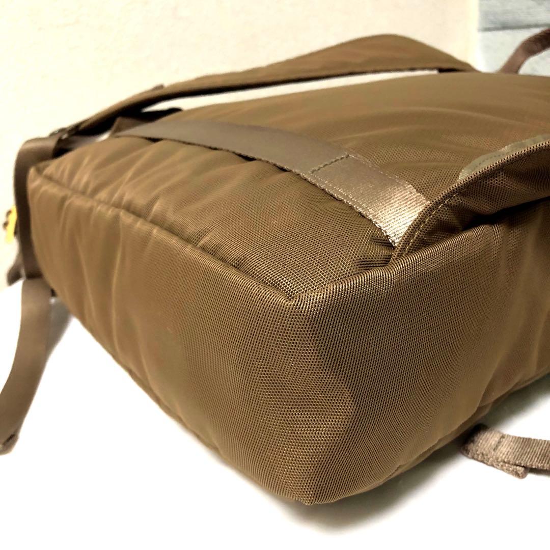 新品同様✨ポーターガール シア リュック オーク A4可 ネームタグ 大容量