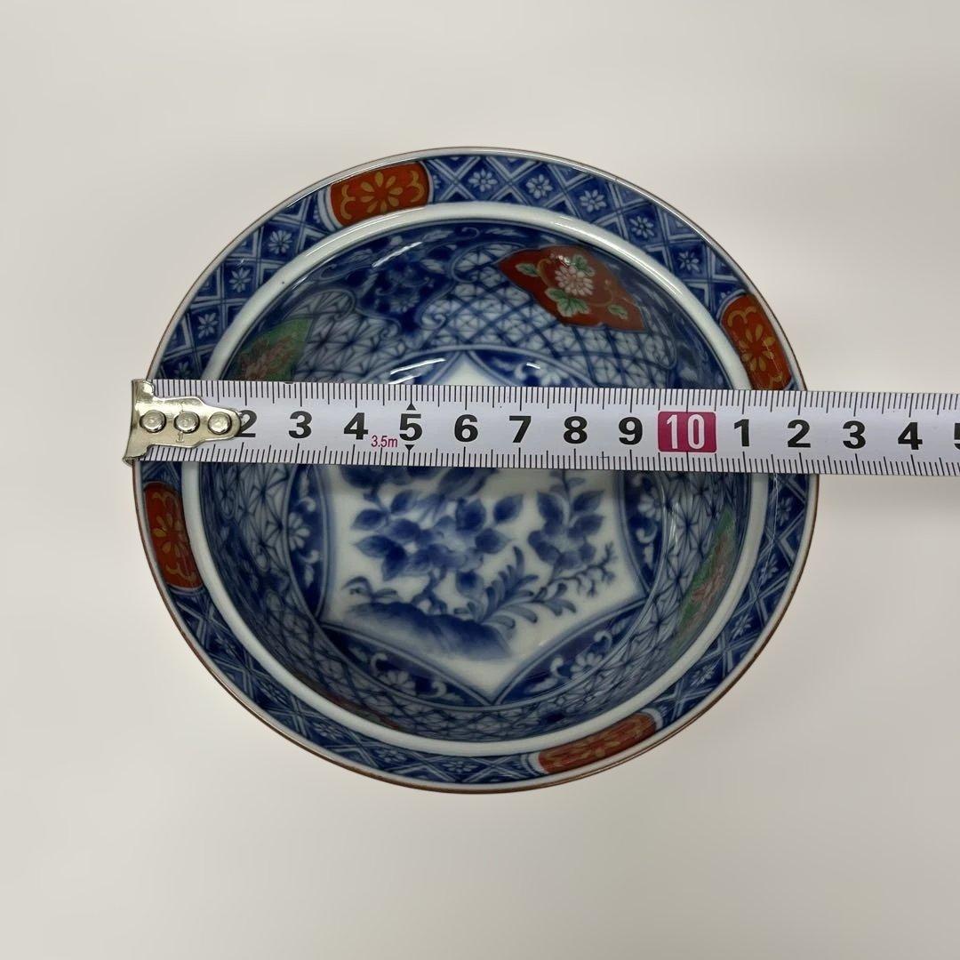 前畑陶器　庫山窯　染錦牡丹 蓋付き丼ぶり　蓋付き碗 5客セット 蓋付き煮物椀