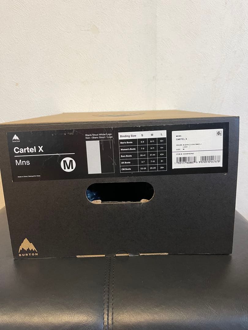 ま*ー様 ☆22-23BURTON バートン☆CARTEL X Mサイズカーテル
