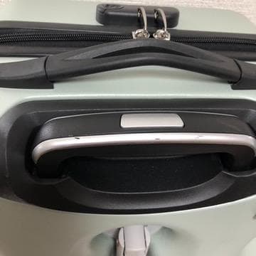 中古】子供が乗れるキャリーケース キッズトラベル Mサイズ グリーン