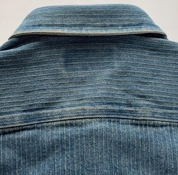 送料無料/新品未使用ヘビーアメリカンRRLヘリンボーンデニムシャツ（L