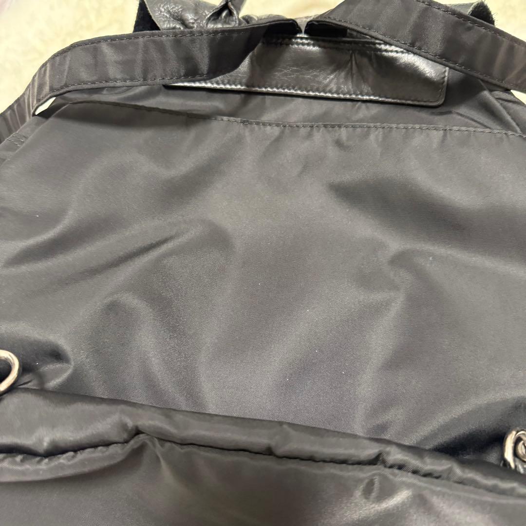 慈雨 センソユニコ リュックサック レザー ナイロン　バックパック