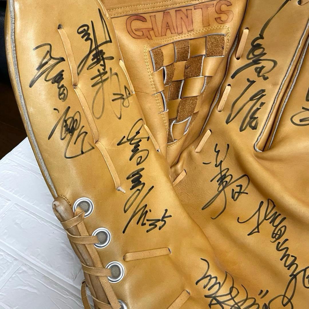 ♡博物館級♡読売ジャイアンツ 直筆サイン ビックグローブ 長嶋茂雄 王