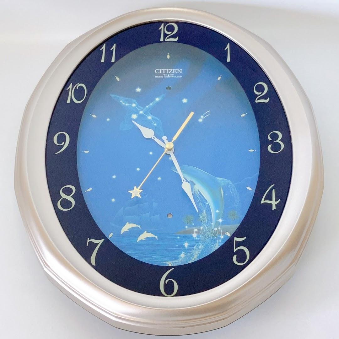 シチズン 電波掛時計 4MY659-019 ネムリーナファンタジー リズム時計