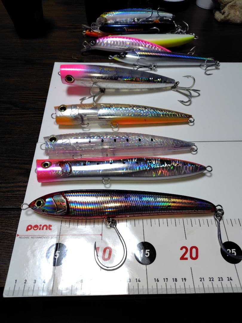 プラグ大量セット ロックショア フック、ケースまで 新しい