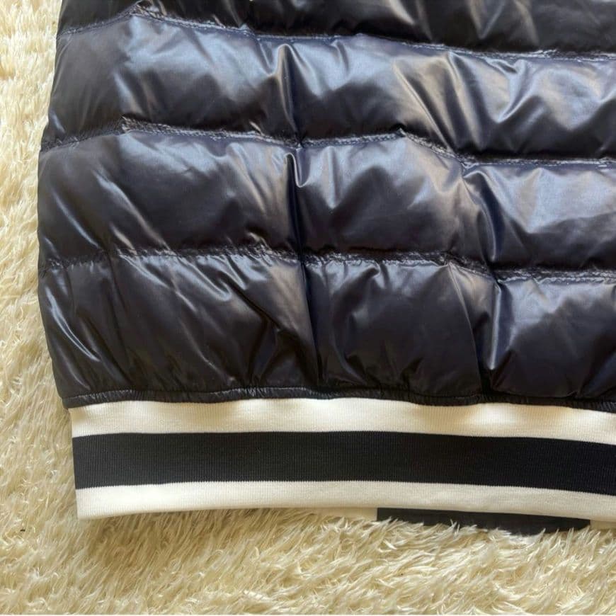 極美品　ジャックバニー　ダウンベスト　フルジップ　ダブル　サイズ5 ネイビー