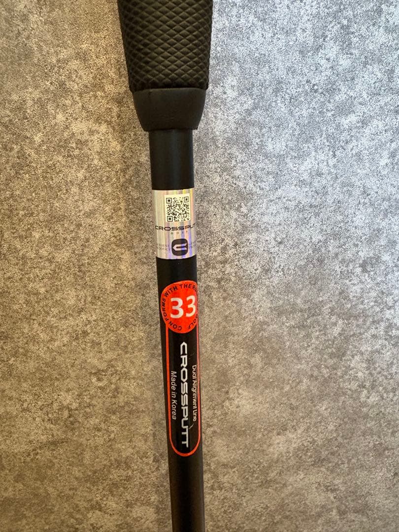 CROSSPUTT パター　ブラックレッドラベル　33インチ　本日限定価格