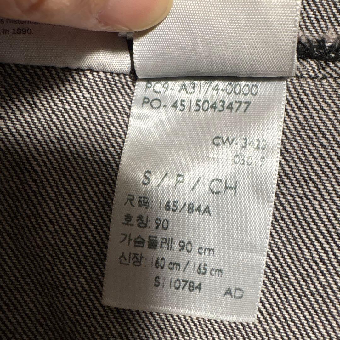 LEVI'S PREMIUM 1st 大戦モデル　デニムジャケット　ブラック　S