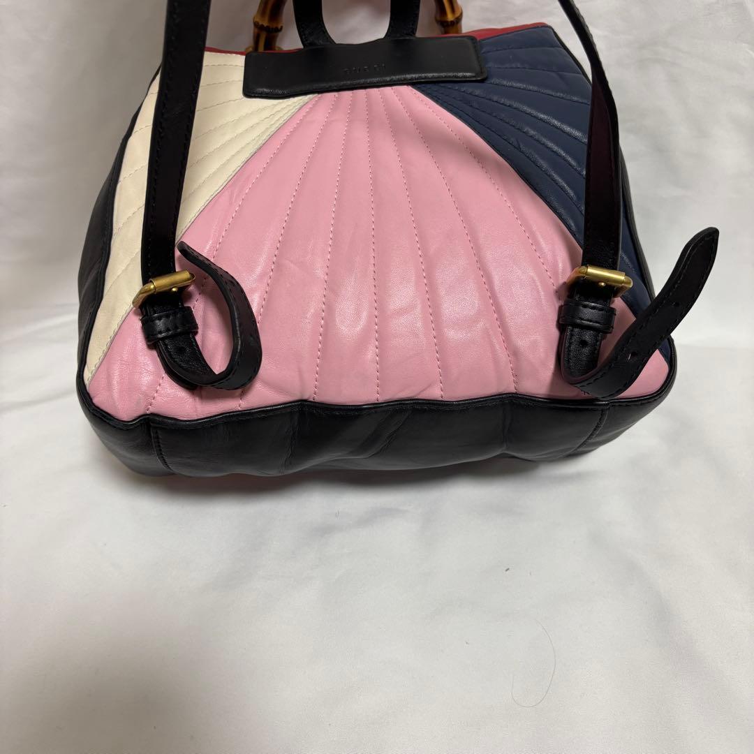 グッチ リュック クイーンマーガレット バンブー バックパック 476664