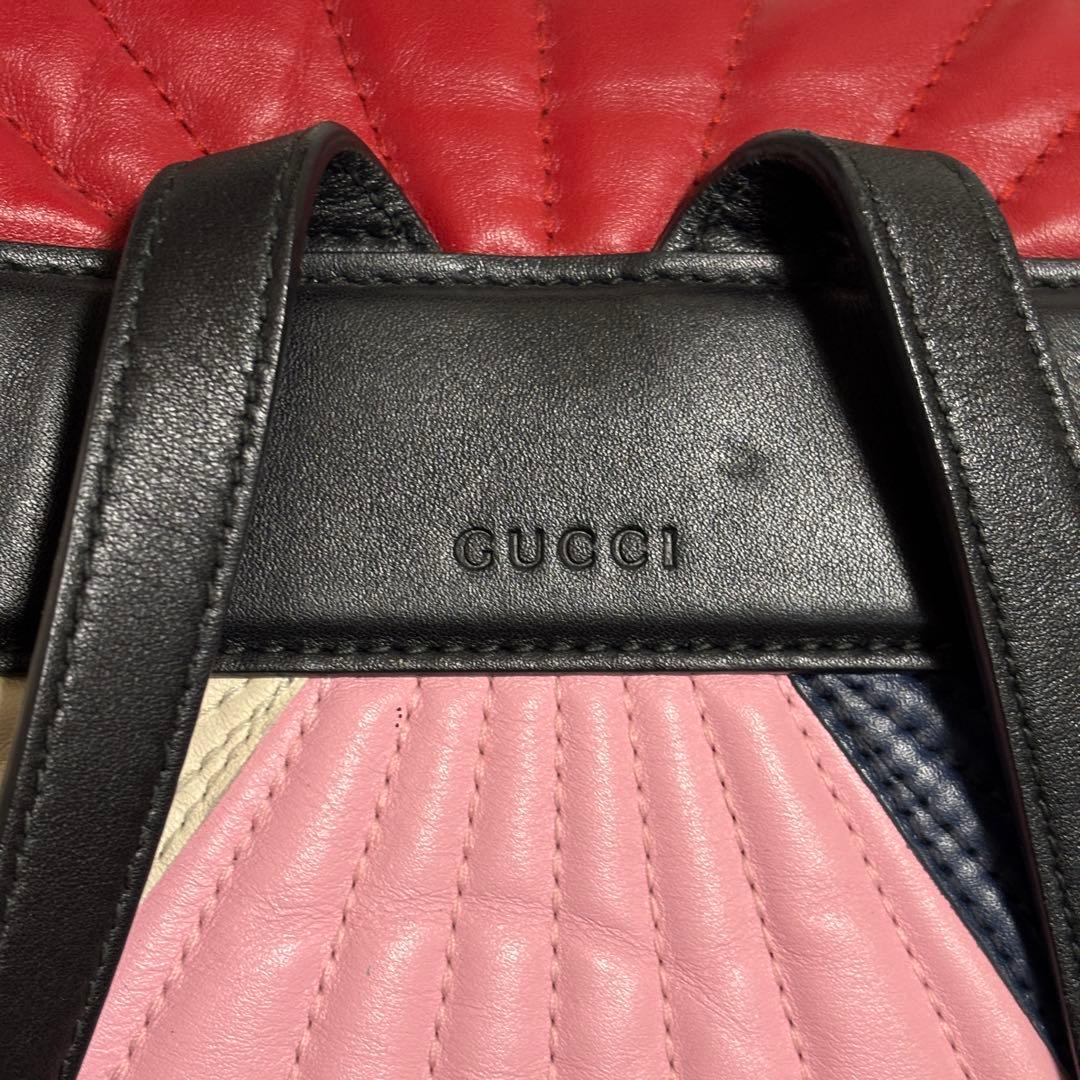 グッチ リュック クイーンマーガレット バンブー バックパック 476664