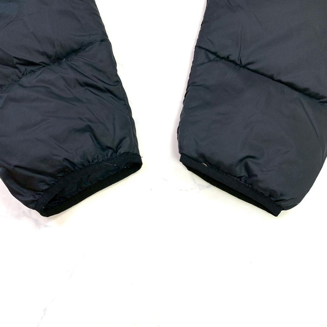 90s NIKE ACG ナイキ 刺繍ロゴ 肉厚 ダウンジャケット 黒　D269