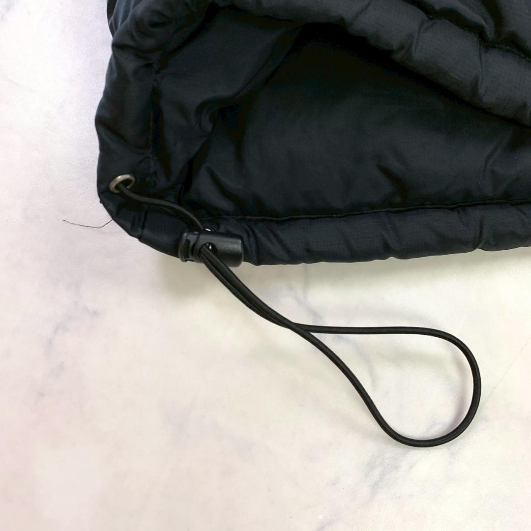 90s NIKE ACG ナイキ 刺繍ロゴ 肉厚 ダウンジャケット 黒　D269