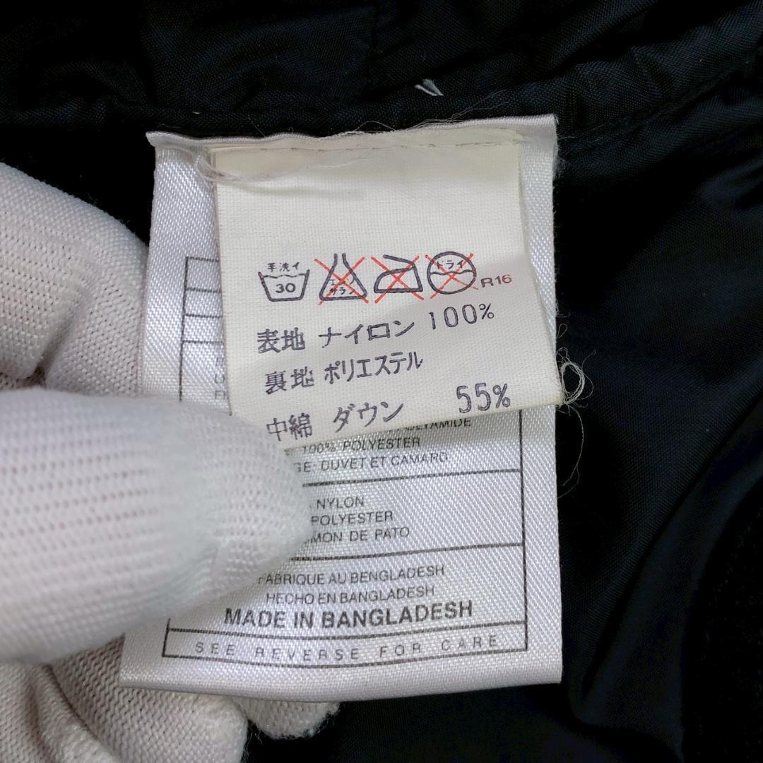 90s NIKE ACG ナイキ 刺繍ロゴ 肉厚 ダウンジャケット 黒　D269