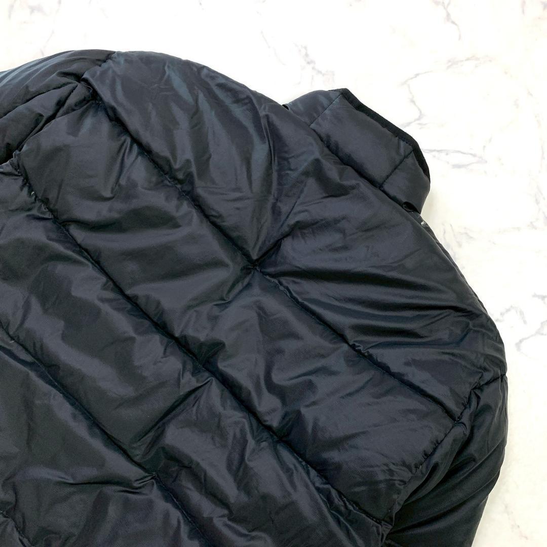 90s NIKE ACG ナイキ 刺繍ロゴ 肉厚 ダウンジャケット 黒　D269
