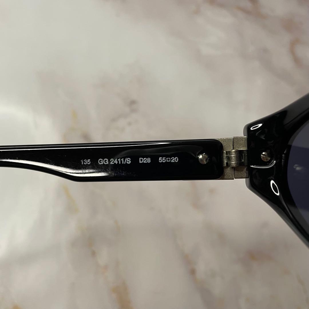 GUCCI オールドグッチ メタルプレート Y2K サングラス ケース付き