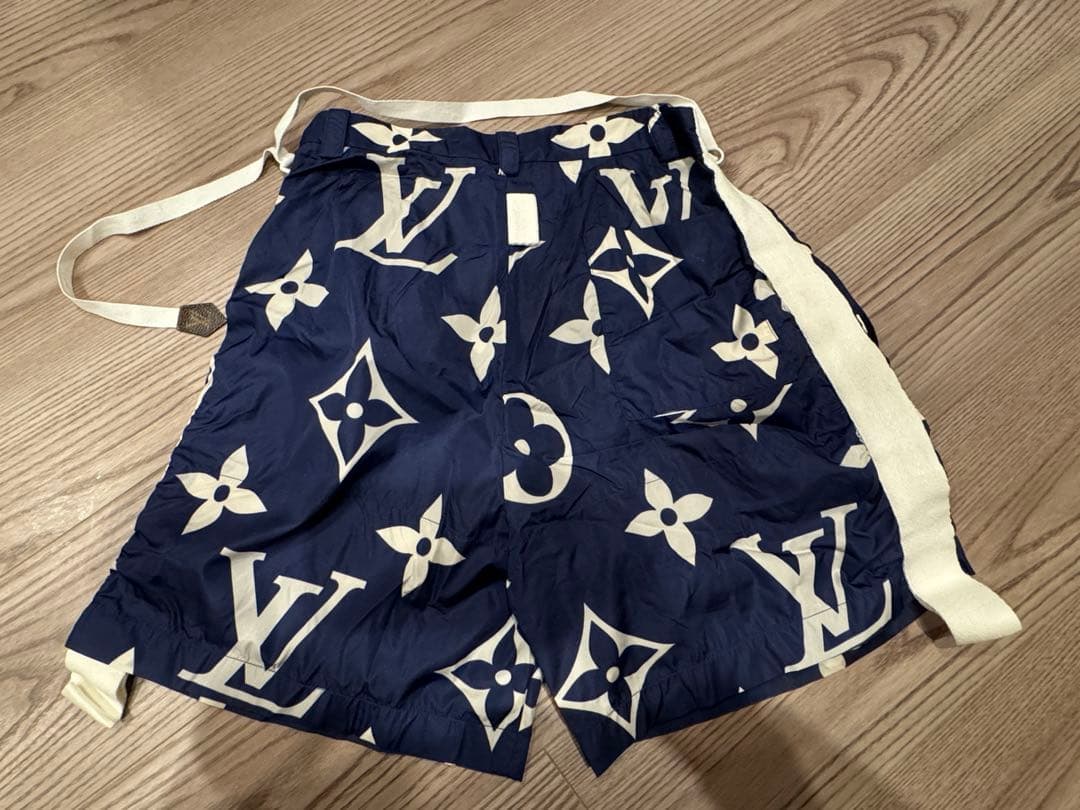 ルイ・ヴィトン ネイビー モノグラムパンツ