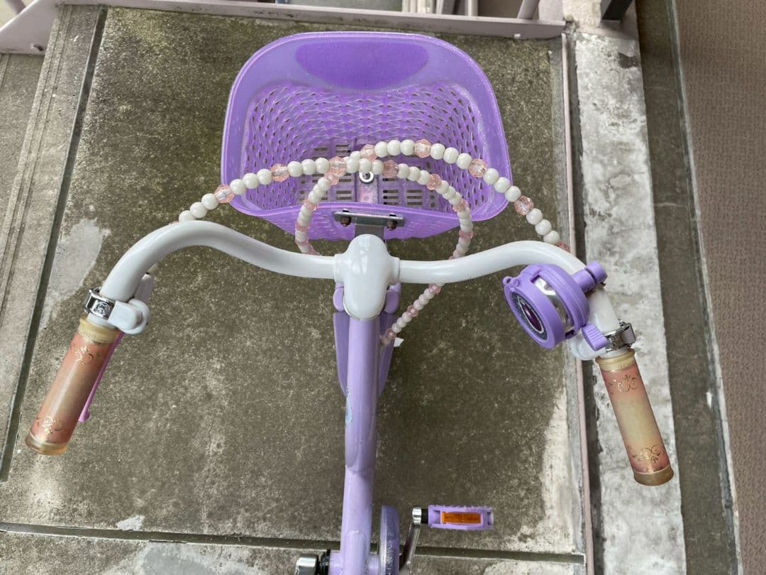 【埼玉東京近郊直接受渡し】自転車 　16インチ　ディズニープリンセス　美品