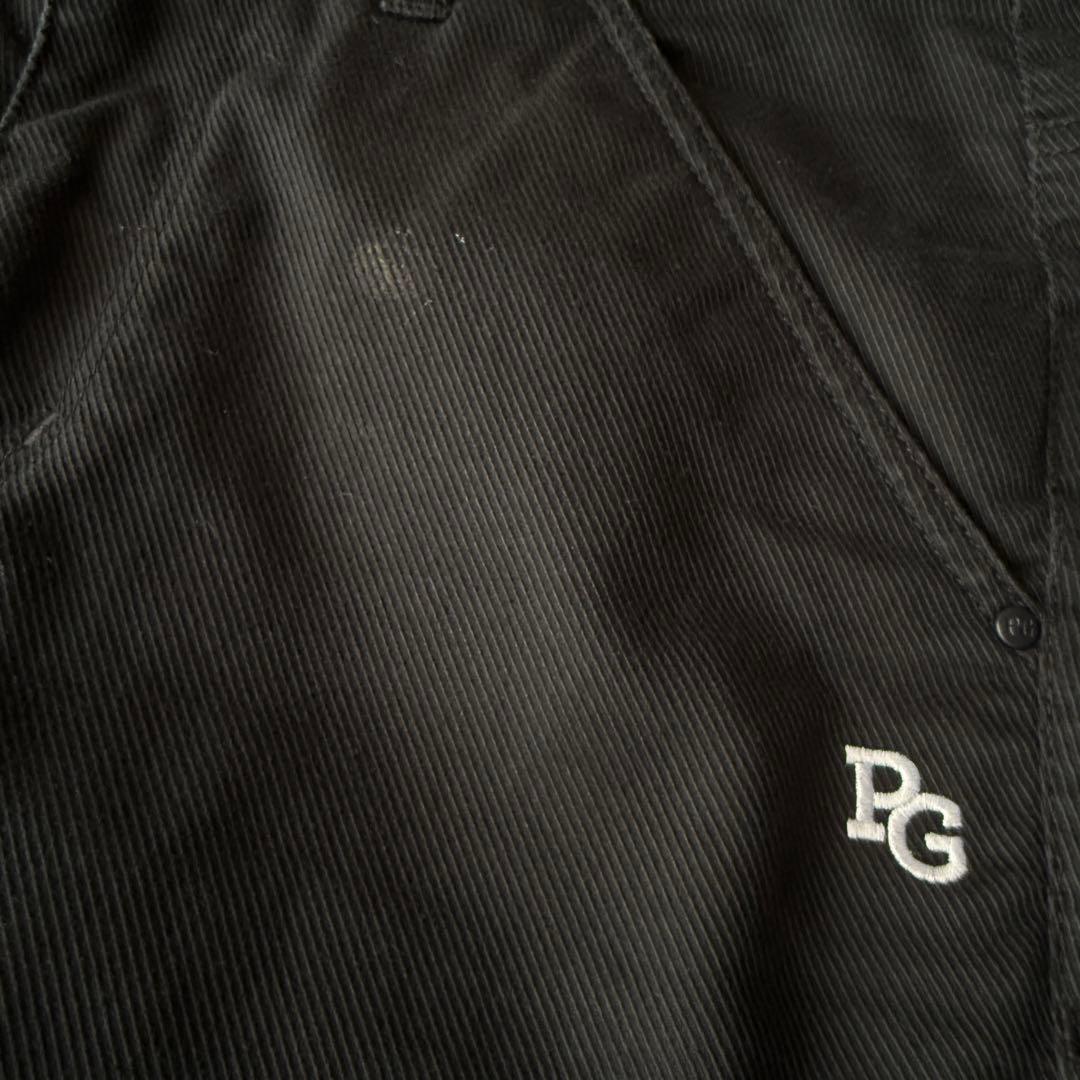 パーリーゲイツ　パンツ　黒　ブラック　M〜L相当　ストレッチ素材　4