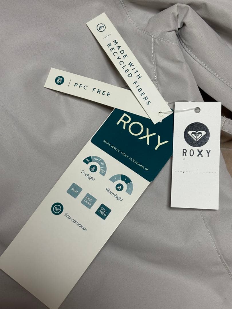 ✨新品未使用タグ付き✨ROXY ロキシースノーボードウェア グレー×イエロー S