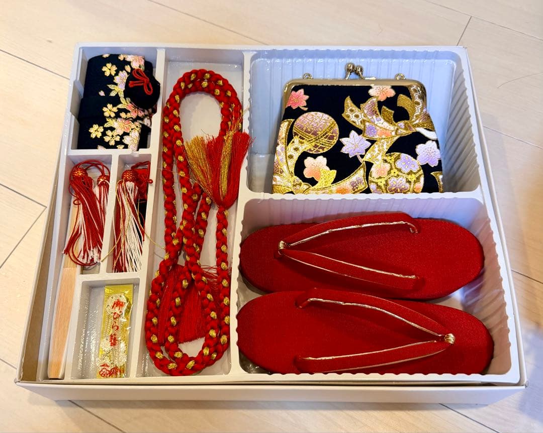 七五三7歳着物セット。