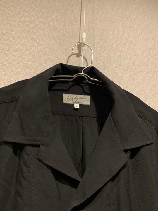 ヨウジヤマモト　レーヨン　オープンカラー　コート