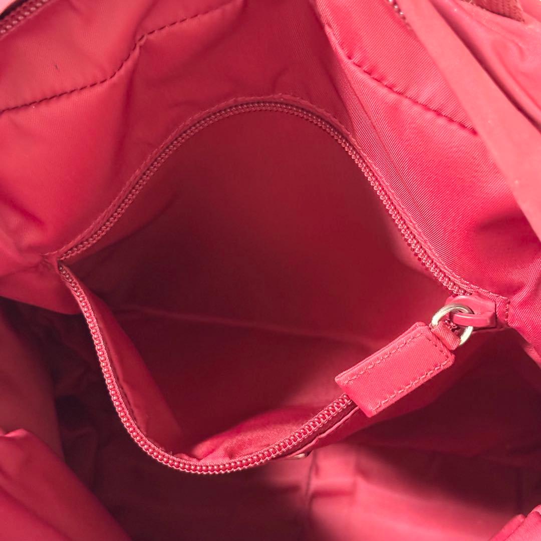 希少カラー✨プラダスポーツ・ボディバッグ ショルダーバッグ斜め掛け 赤 カード付