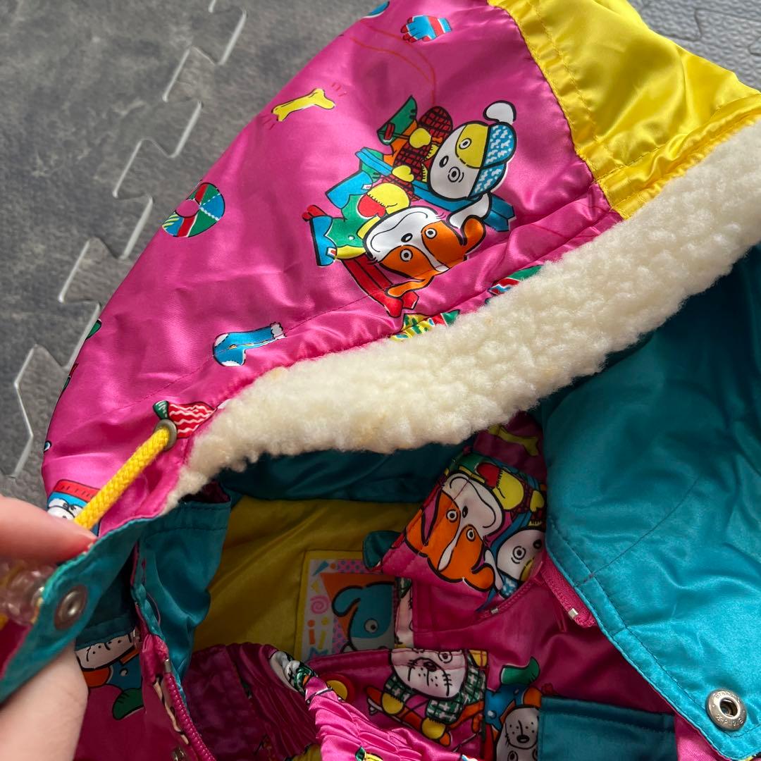 激レア！昭和レトロ スキーウェア ジャンパー カラフル レトロポップ