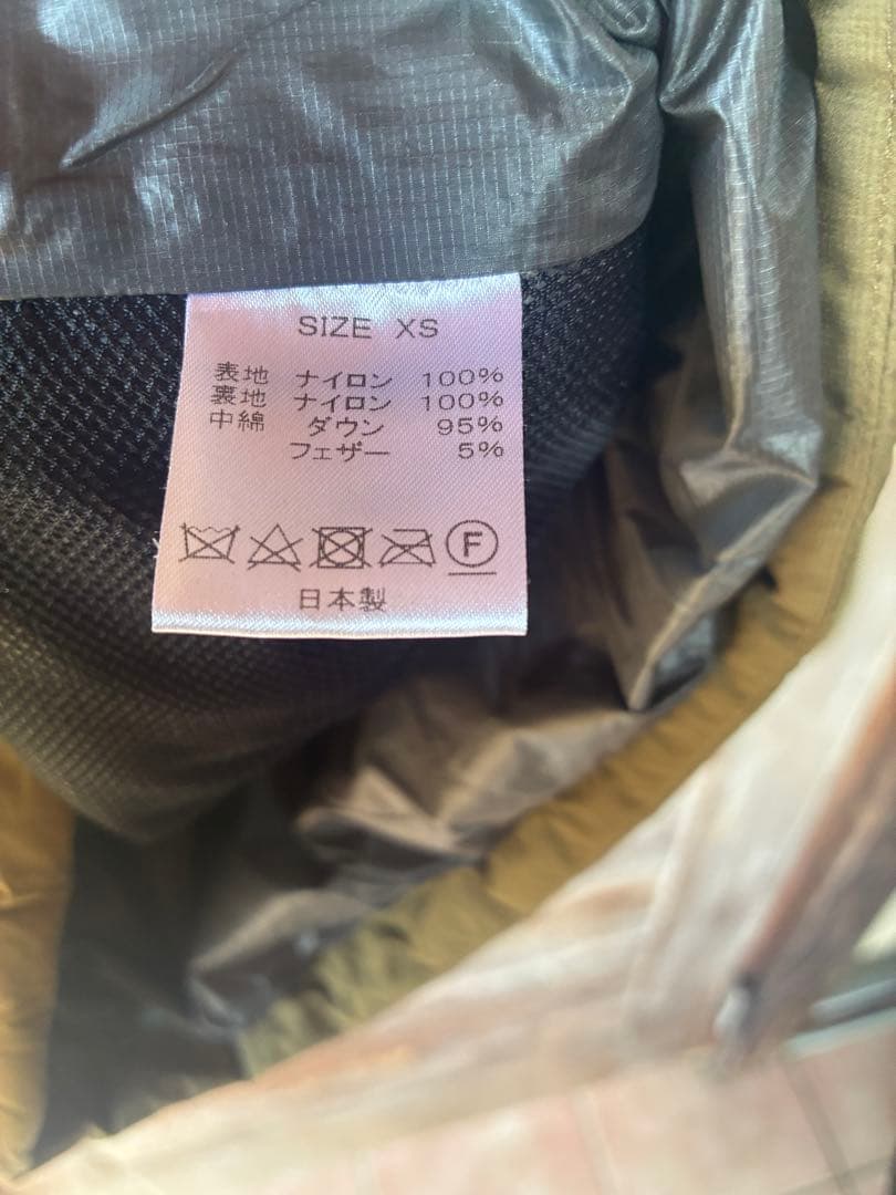 豆*福様 NANGA ナンガWHITELABEL MOONLOID別注 ダウンカ