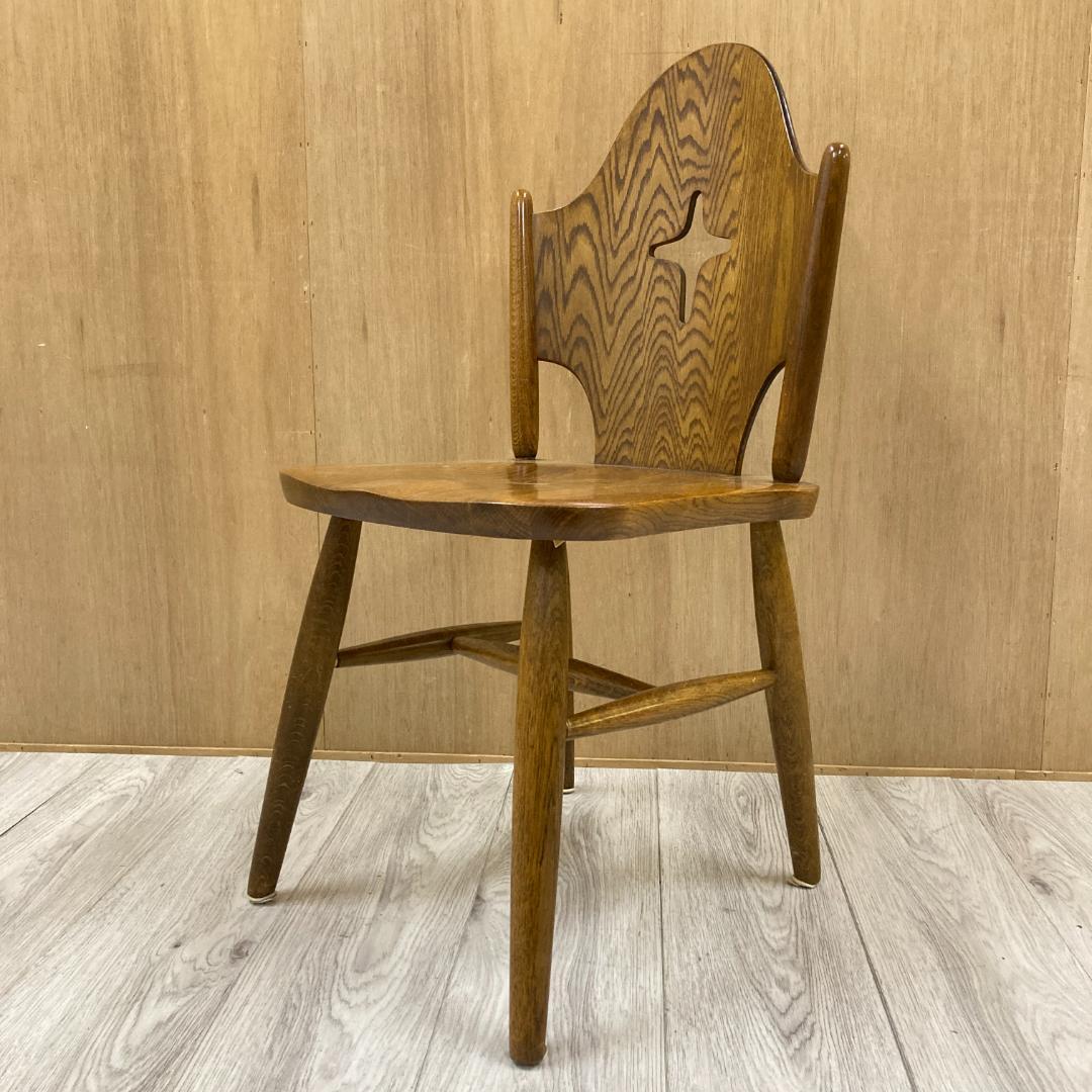 【柏木工】オールド　ウィンザーチェア　ダイニングチェア　２脚　椅子　ヴィンテージ