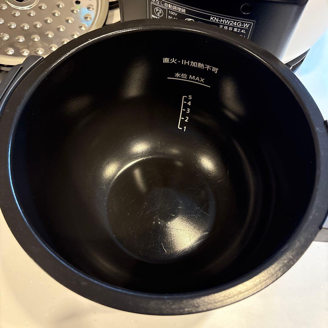 シャープ ヘルシオ ホットクック　KN-HW24G-W 2.4L