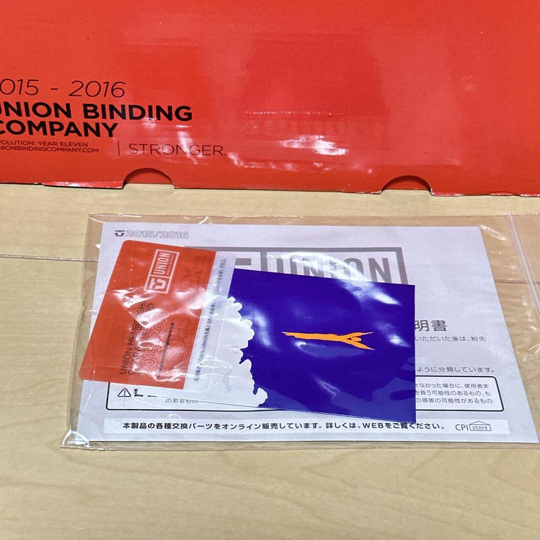 未使用 UNION ユニオン JULIET ジュリエット Mサイズ ビンディング