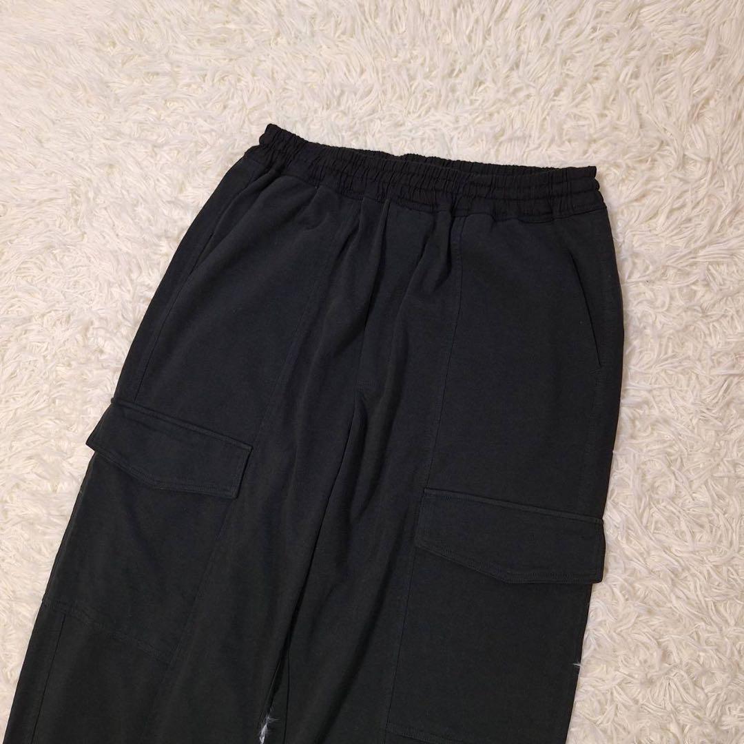 美品✨ティッカ 定価2.6万 完売品 アディクティブカーゴパンツ ブラック