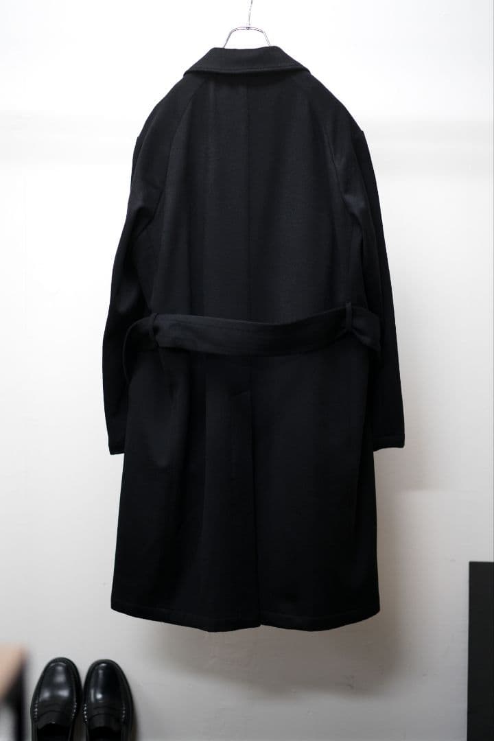 Finjack フィンジャック カシミア ダブルフェイス ベルテッドコート 46