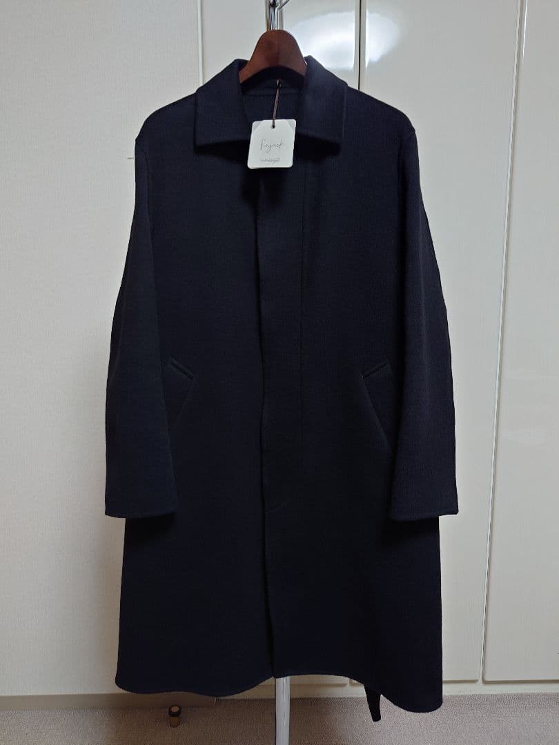Finjack フィンジャック カシミア ダブルフェイス ベルテッドコート 46