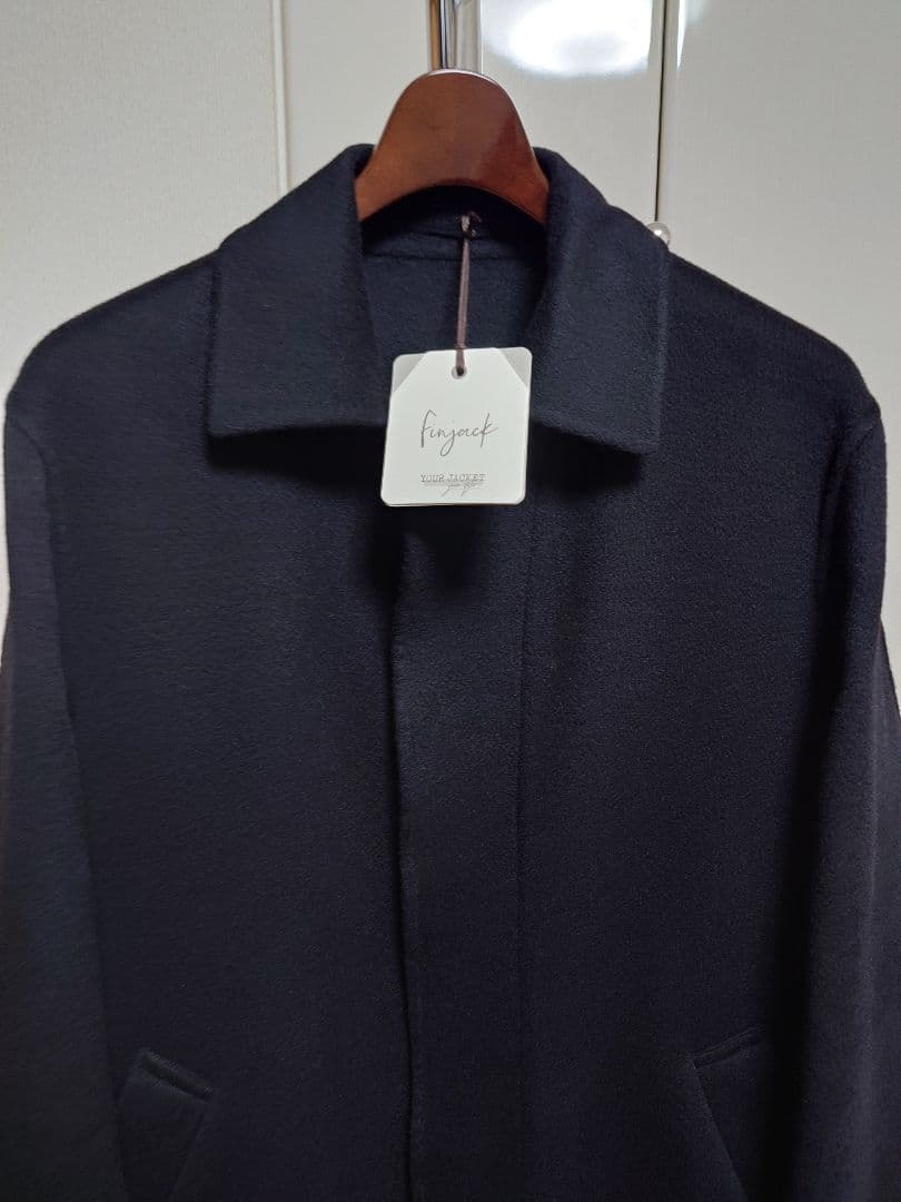 Finjack フィンジャック カシミア ダブルフェイス ベルテッドコート 46