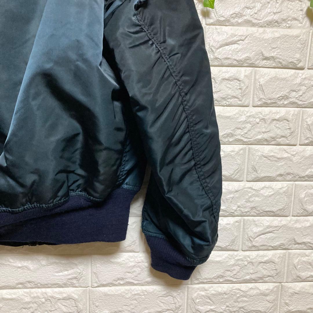 【アルファインダストリーズ】（M）MA1 フライトジャケット 米国製 ジップUP