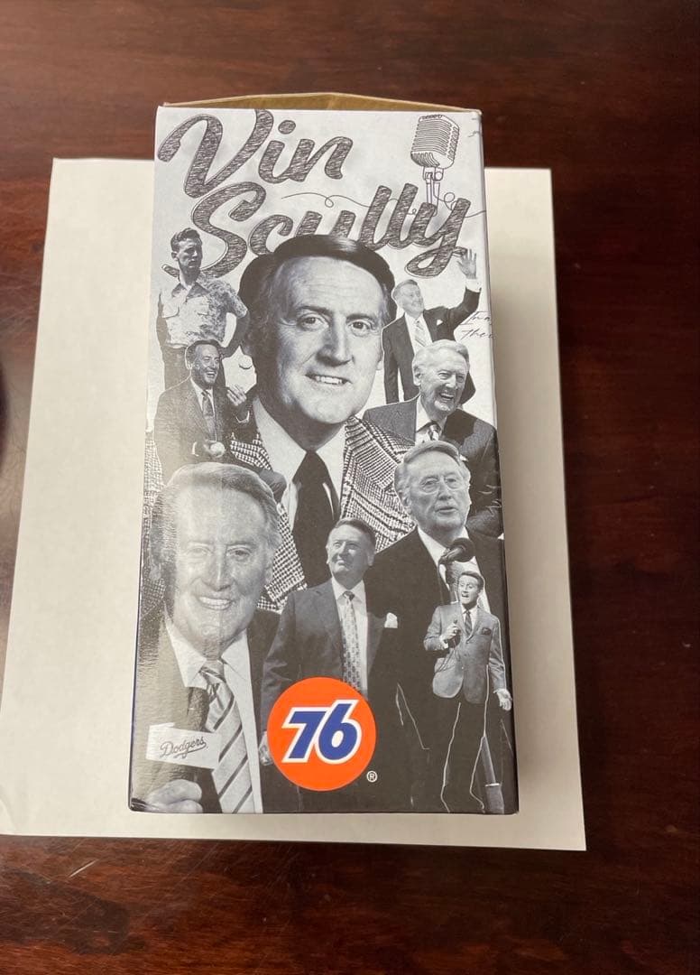 Dodgers Vin Scully ボブルヘッド2025年5月（未開封)