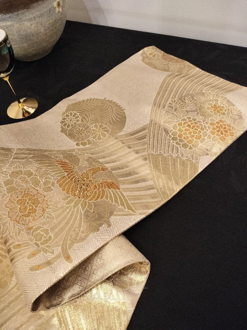 kairorisuA684★逸品‼️豪華刺繍‼️ひな祭り‼️正絹2m9cm