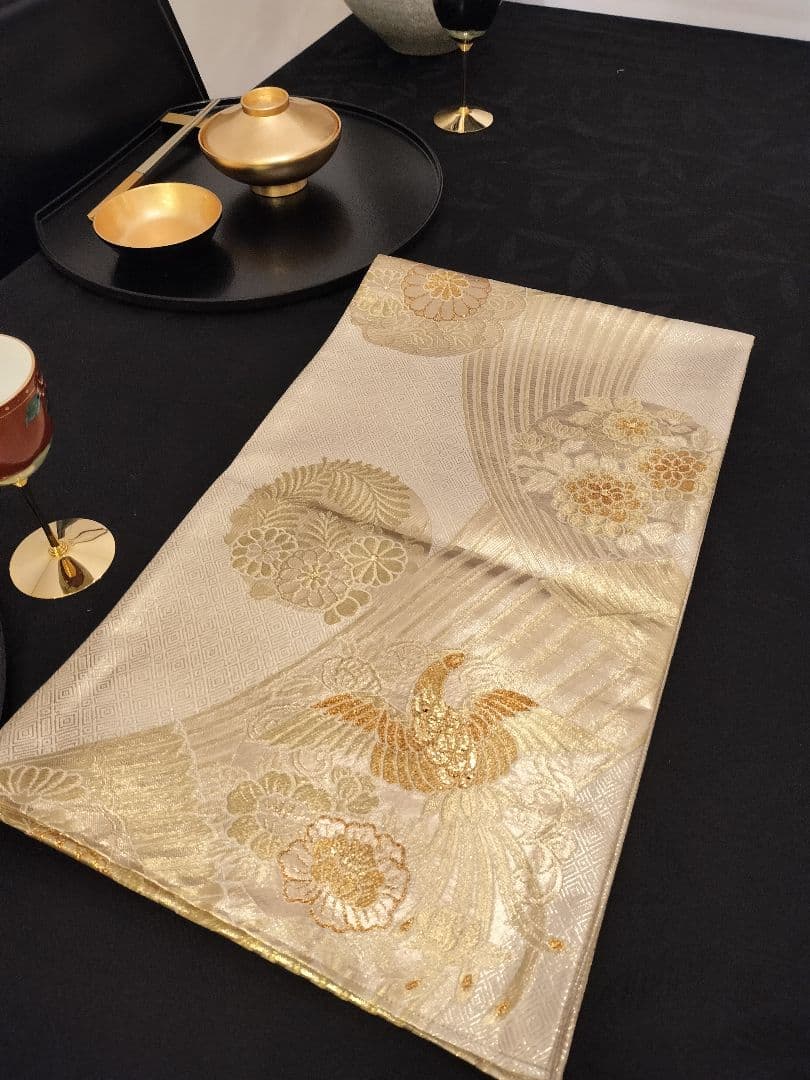 kairorisuA684★逸品‼️豪華刺繍‼️ひな祭り‼️正絹2m9cm