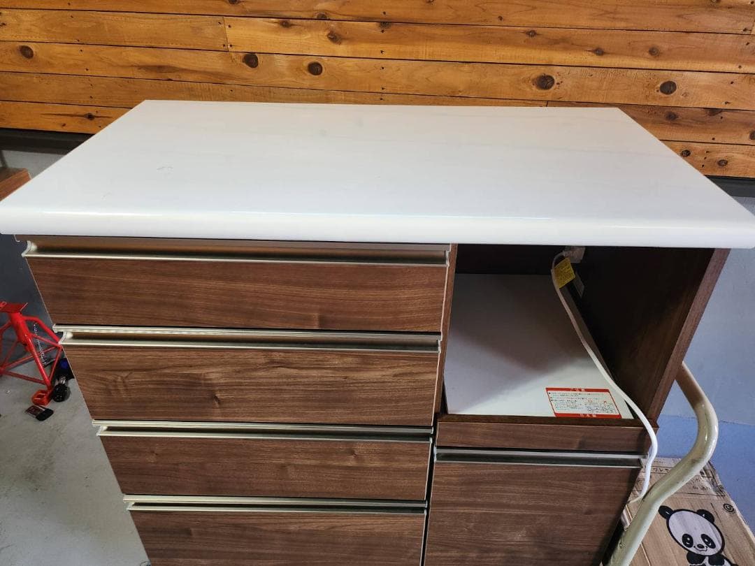 【中古品】古賀家具・食器棚・セイント（９０サイズ）