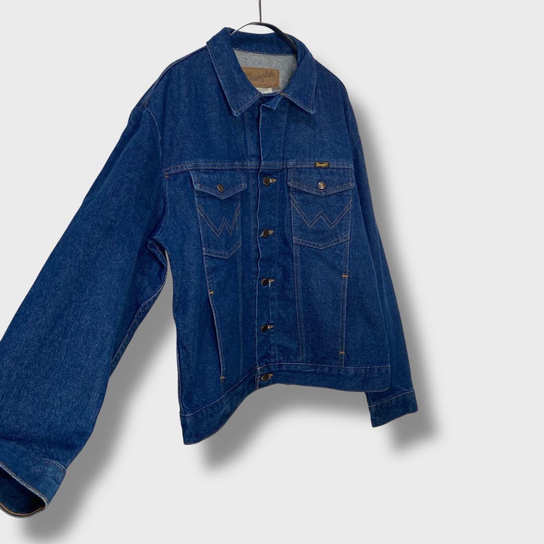 断捨離少年90s☆Wrangler☆USA製デニムジャケット☆4つポケ☆L
