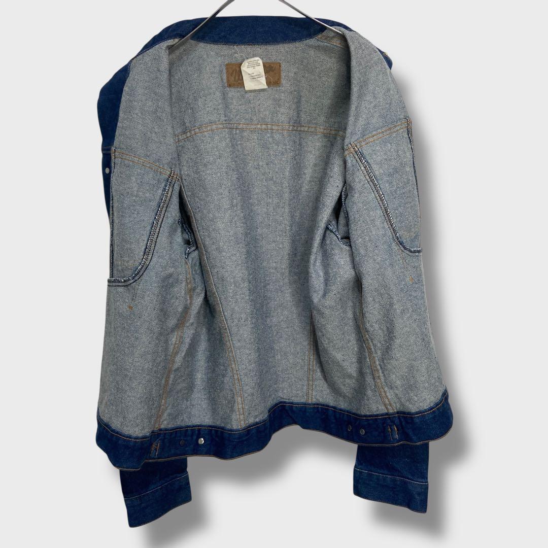 断捨離少年90s☆Wrangler☆USA製デニムジャケット☆4つポケ☆L