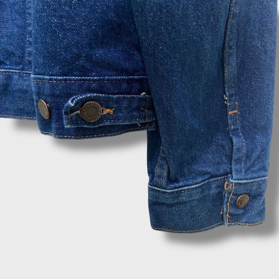 断捨離少年90s☆Wrangler☆USA製デニムジャケット☆4つポケ☆L