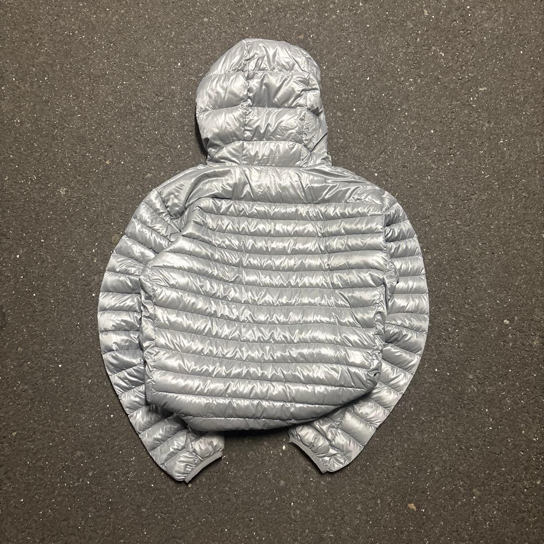 00s オールドユニクロ 短丈 シルバー ダウンジャケット モンベル似 y2k