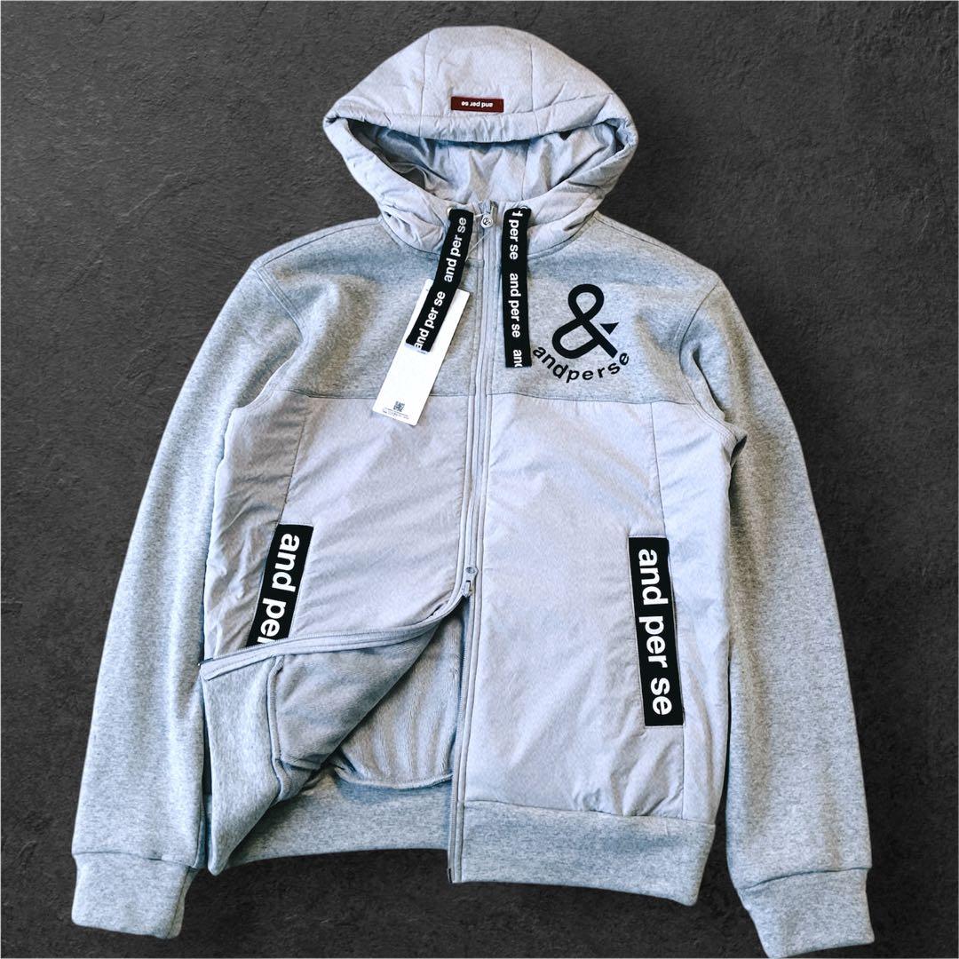 【39,600円新品】アンパスィ 2023年フード付 パーカー　メンズL