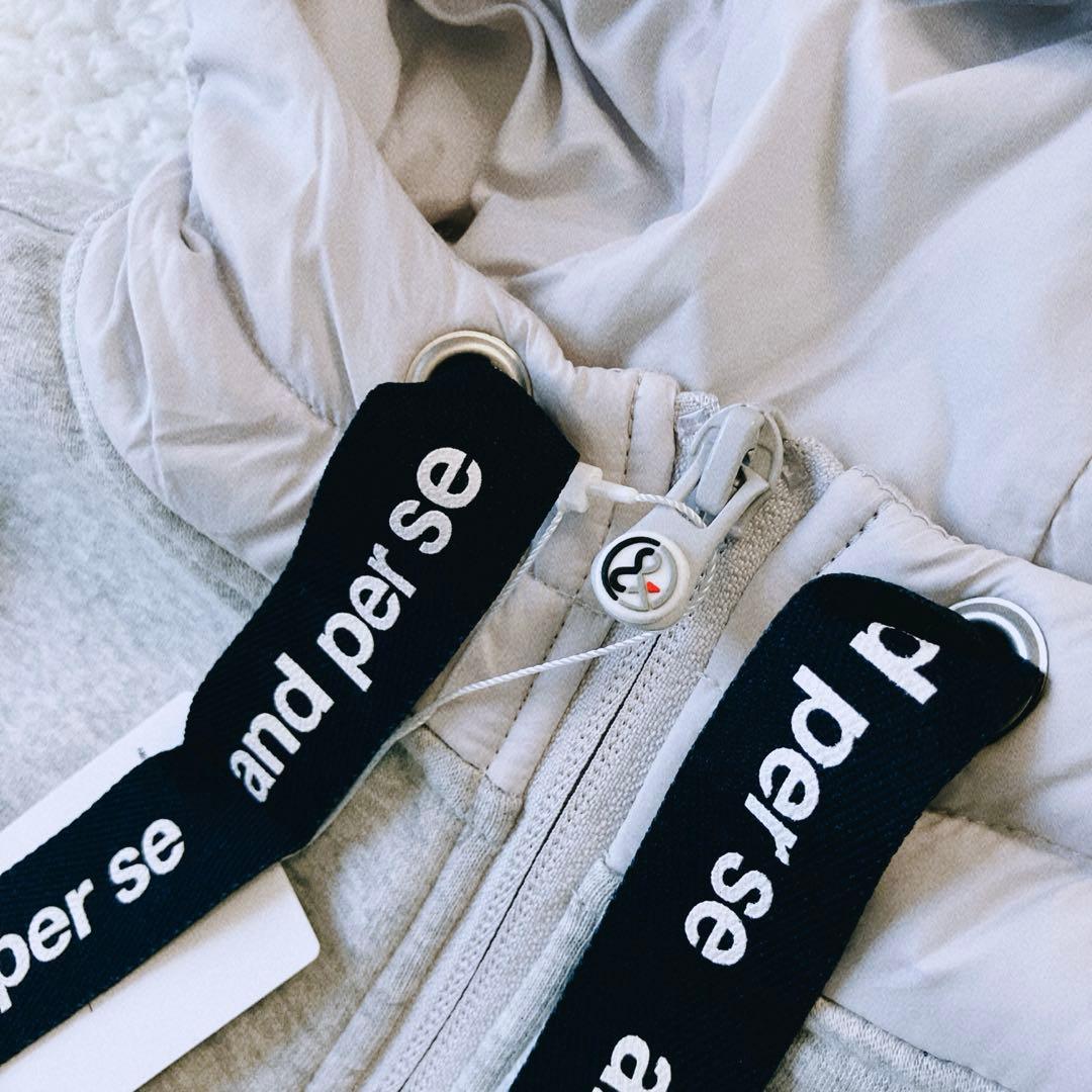 【39,600円新品】アンパスィ 2023年フード付 パーカー　メンズL