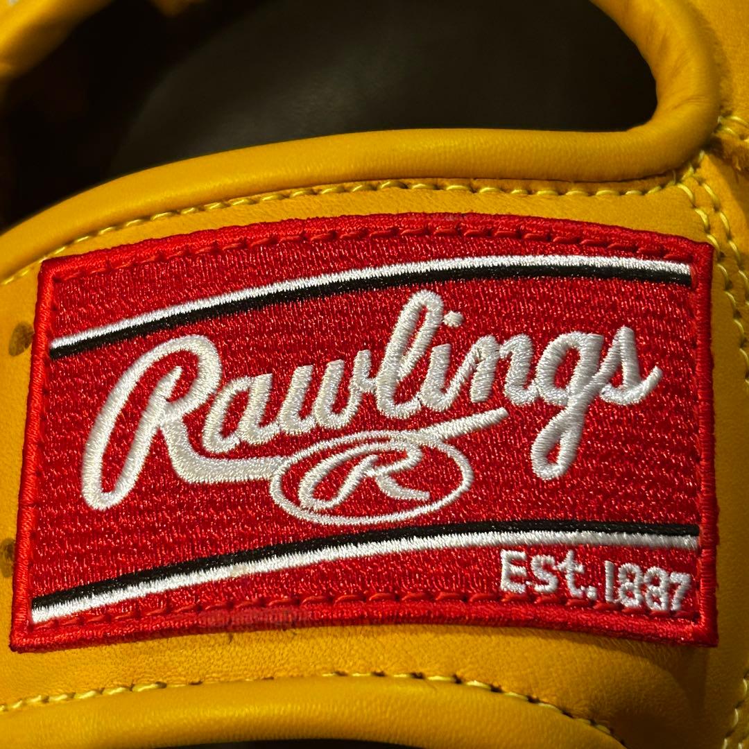 【匿名配送】Rawlings ローリングス 本革 ゴールドタン 軟式グローブ