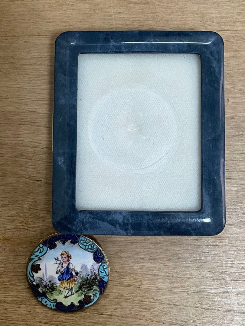 たかまま様　⬇️【希少】アンティーク エナメル手書き　ボタン